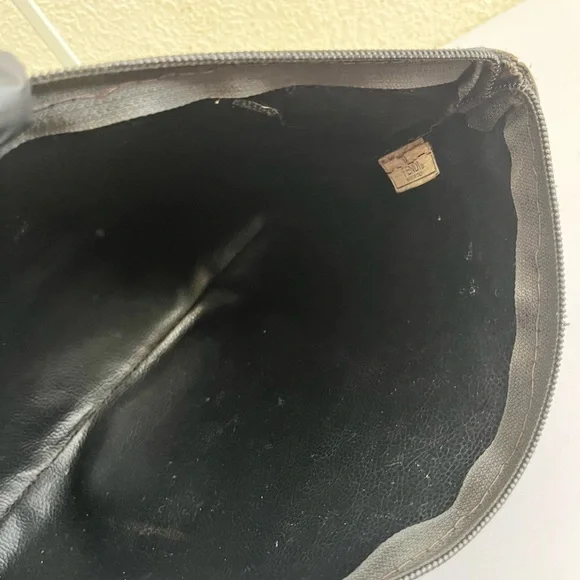 FENDI pequin stripe vintage clutch purse - Picture 3 of 9